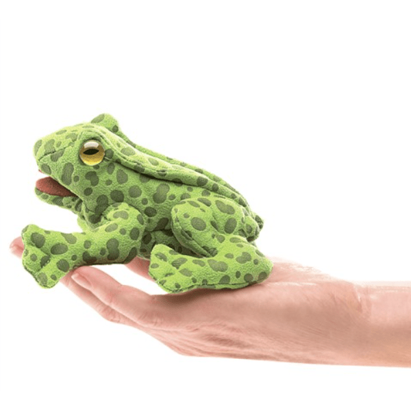 Folkmanis Finger Puppet - Mini Frog Finger Puppet Folkmanis
