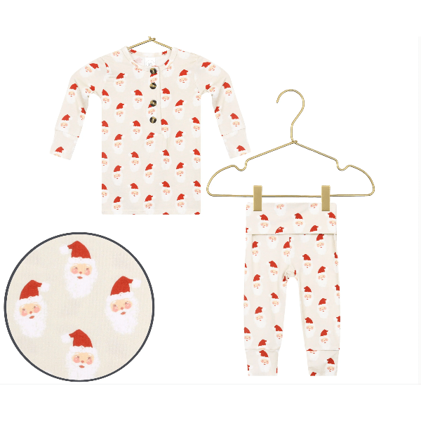 Lou Lou & Company Holiday Top & Bottoms- Santa Baby Tops & Bottoms Lou Lou & Company