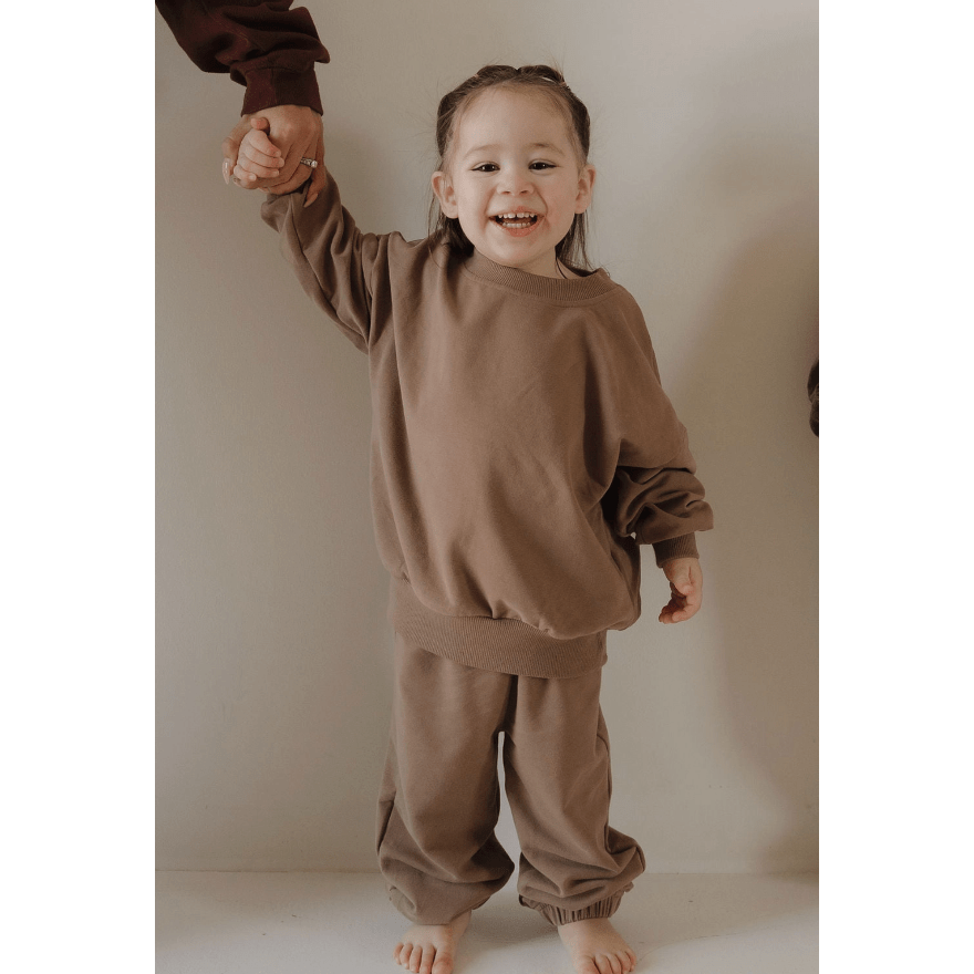 Forever French Child Sweat Set - Hot Cocoa Sweat Set Forever French Baby
