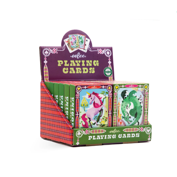 eeBoo Dragon & Unicorn Playing Cards Playing Cards eeBoo