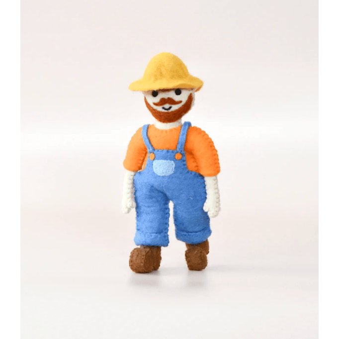 Tara Treasures Old MacDonald Farmer Toy Felt Toy Tara Treasures