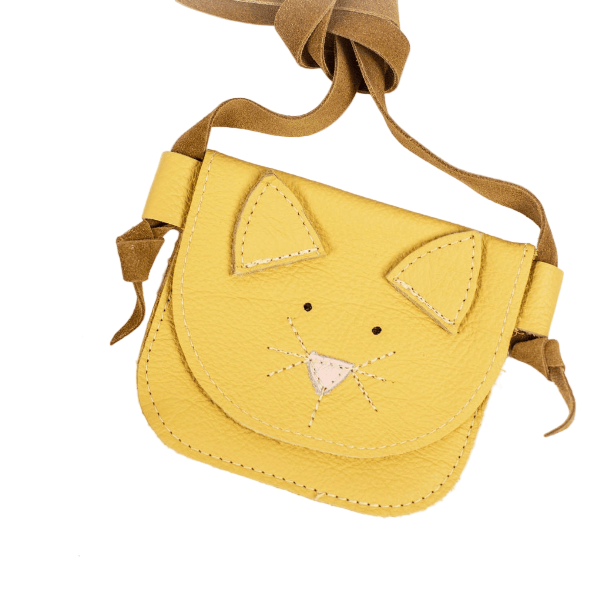 Starry Knight Leather Purse- Daffodil Kitty Bags Starry Knight Designs