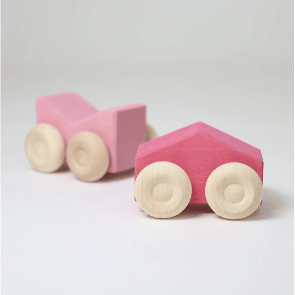 Grimm's Stacking Cars- Pink Vehicles Grimm's
