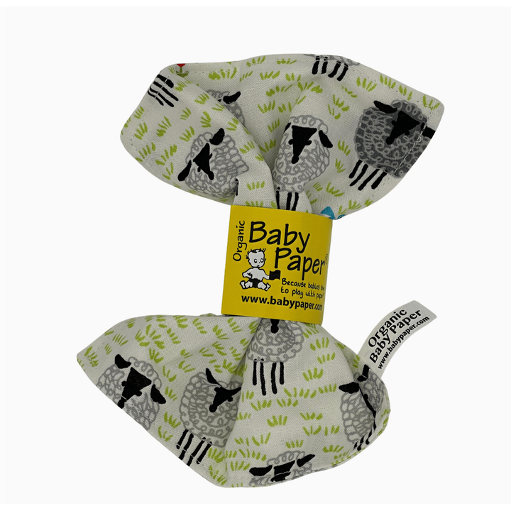 Baby Paper Crinkle Paper- Organic Sheep Crinkle Paper Baby Paper