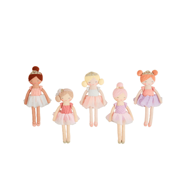 Mud Pie Ballerina Plush Dolls Mud Pie