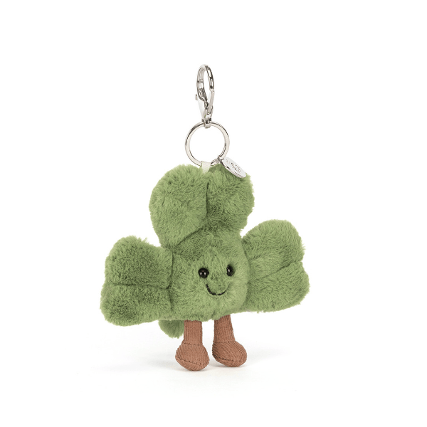 Jellycat Amuseables Siofra Shamrock Bag Charm Amuseable Jellycat