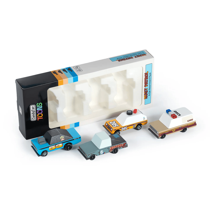 Candylab Rust Patrol TOONS 4-Pack Vehicles Candylab
