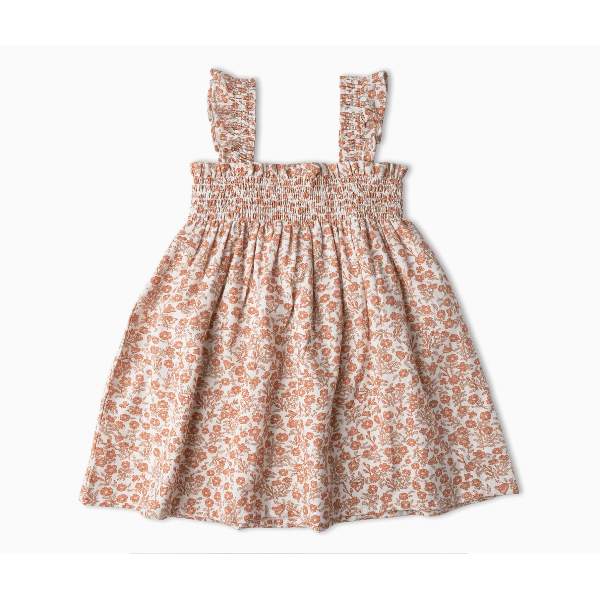 Makemake Organics Smocked Sundress- Sienna Dresses Makemake Organics 6-12M