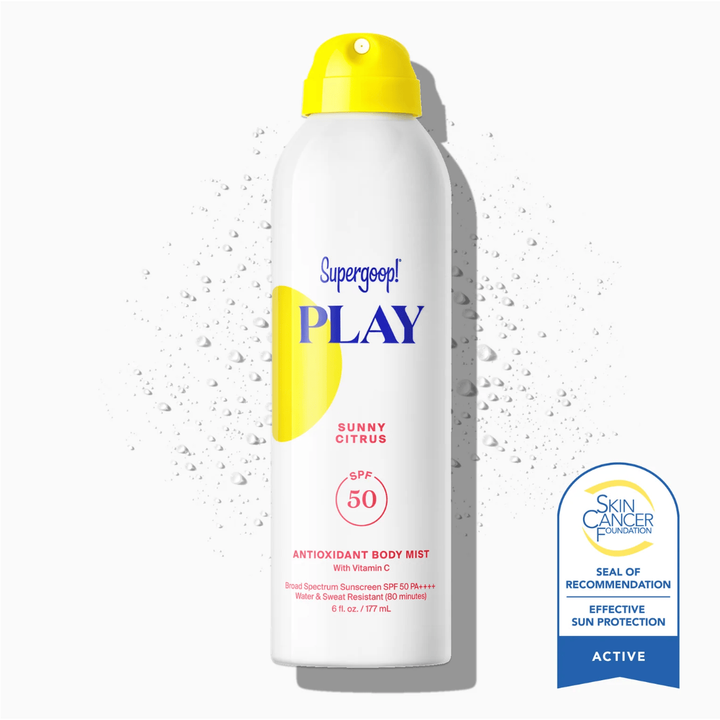 Supergoop! PLAY Antioxidant Body Mist SPF 50 with Vitamin C Sunscreen Supergoop