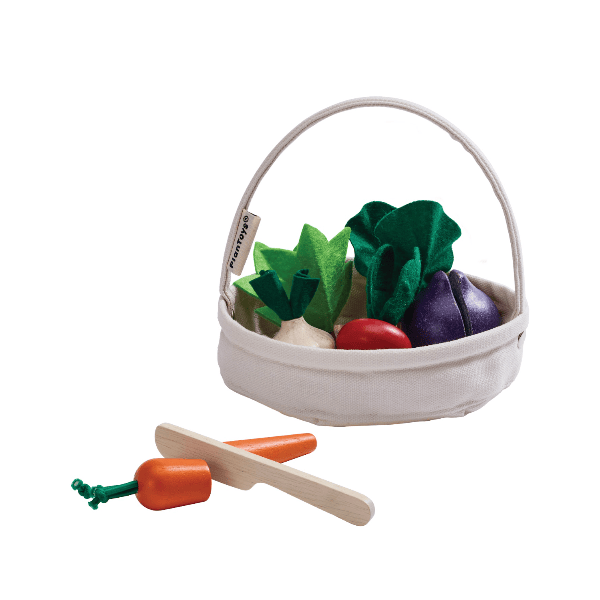 Plan Toys Garden Fresh Basket Toddler And Pretend Play Plan Toys