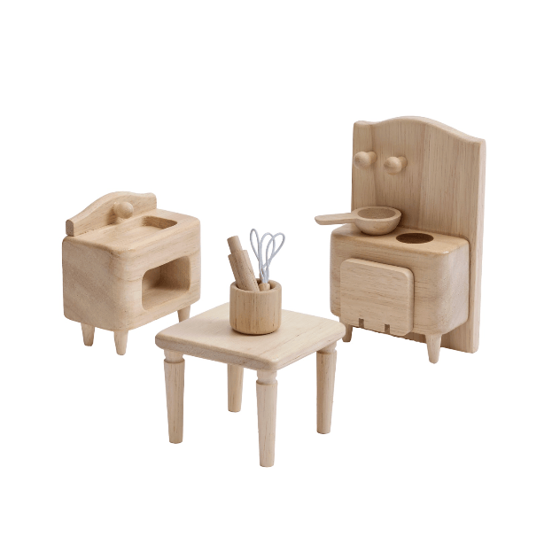 Plan Toys Victorian Kitchen Set Dollhouses and Access. Plan Toys