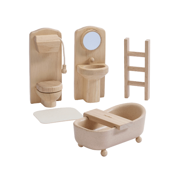 Plan Toys Victorian Bathroom Set Dollhouses and Access. Plan Toys