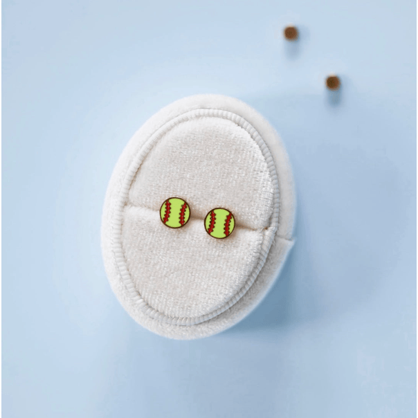 Pierced Co Softball Earrings Earrings Pierced Co