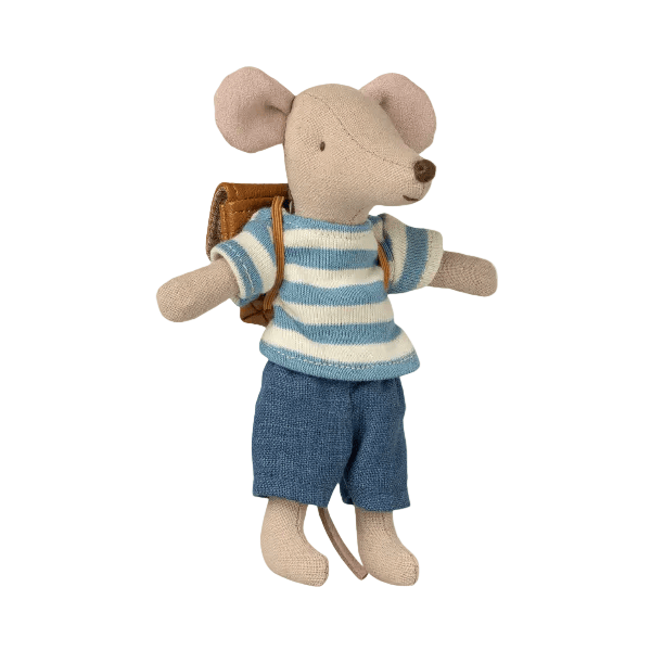 Maileg Tricycle Mouse 2026, Big Brother - Brown Mice Maileg