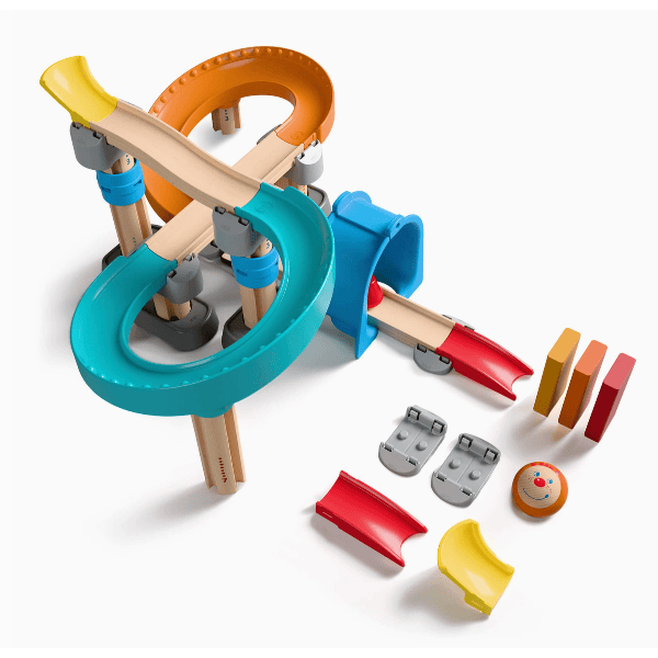 Haba Kullerbu Colorful Curves - Build &amp; Grow Ball Track Set car track Haba