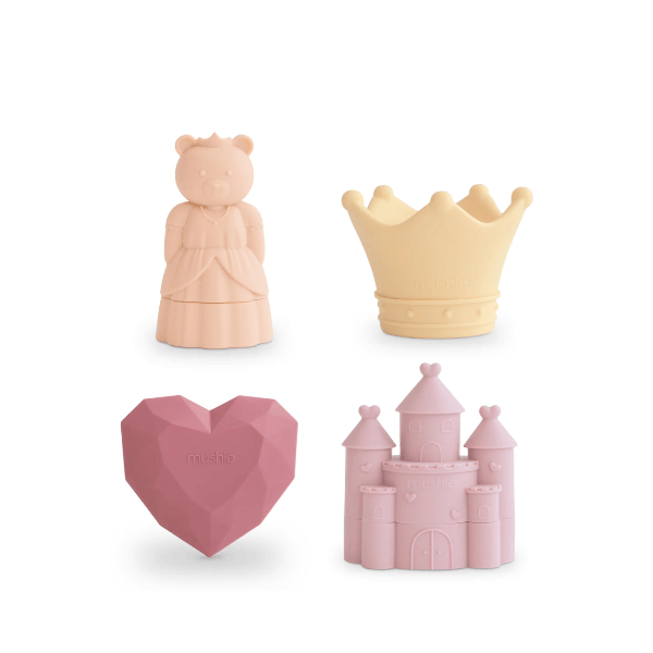 Mushie Mold Free Bath Play Set- Princess Bath Time Mushie