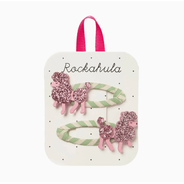 Rockahula Pretty in Pink Poodle Hair Clips Hair clip Rockahula