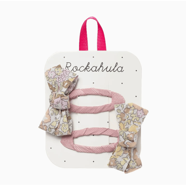 Rockahula Fairytale Floral Twisty Bow Clips Hair clip Rockahula