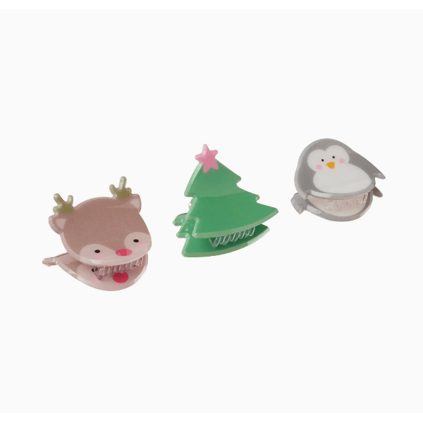 Rockahula Festive Christmas Claw Clips- 3 Pack Hair clip Rockahula