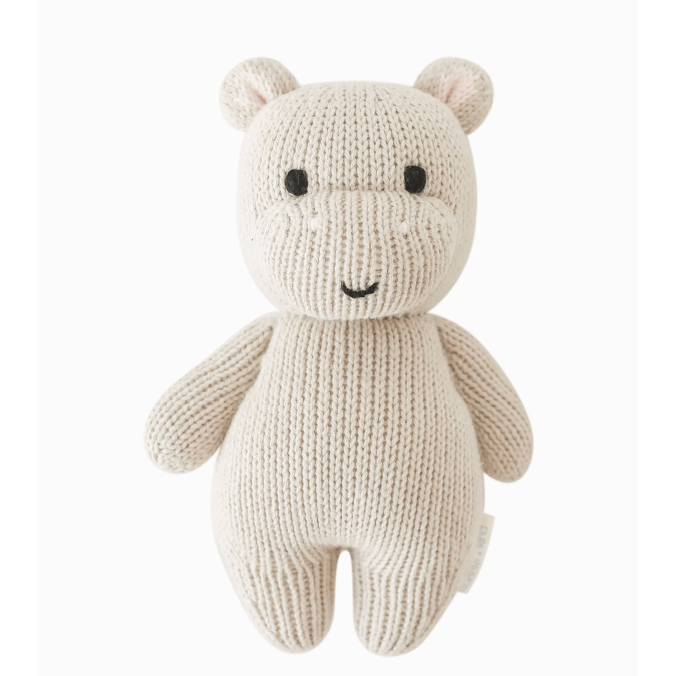 Cuddle + Kind Baby Hippo, Pebble Baby Animal Collection Cuddle + Kind