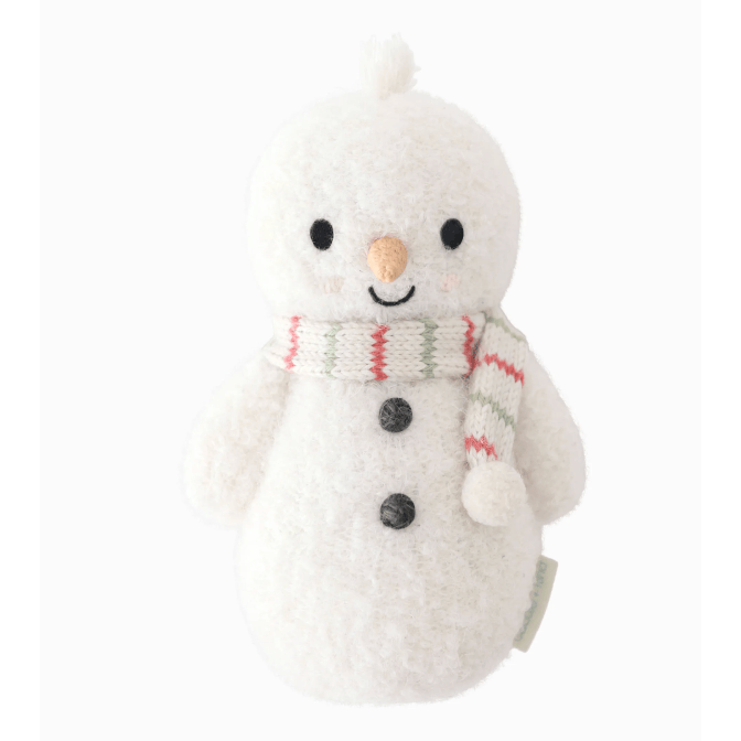 Cuddle + Kind Baby Snowman- Peppermint Stripe Baby Animal Collection Cuddle + Kind