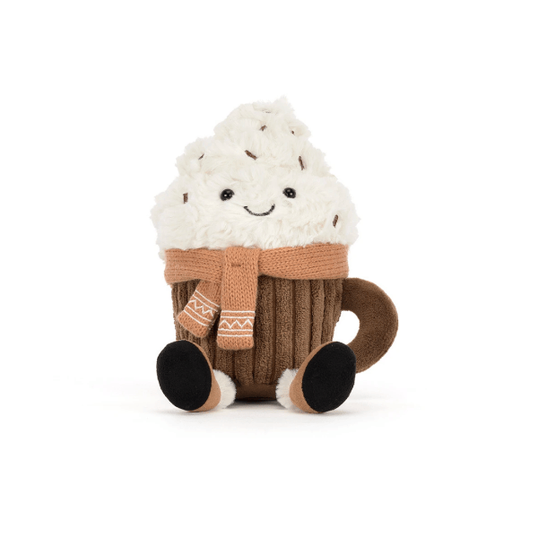 Jellycat Amuseable Scarffles Hot Chocolate Holiday Jellycat