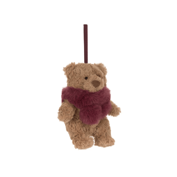 Jellycat Bartholomew Bear Winter Warmer Decoration Holiday Jellycat