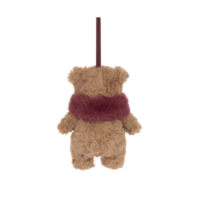 Jellycat Bartholomew Bear Winter Warmer Decoration Holiday Jellycat