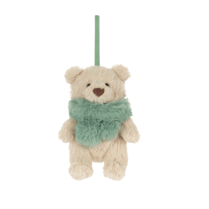 Jellycat Bartholomew Bear Jr. Winter Warmer Decoration Holiday Jellycat