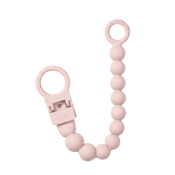 BIBS Beaded Pacifier Clip Pacifier Clips &amp; Holders BIBS USA Petal