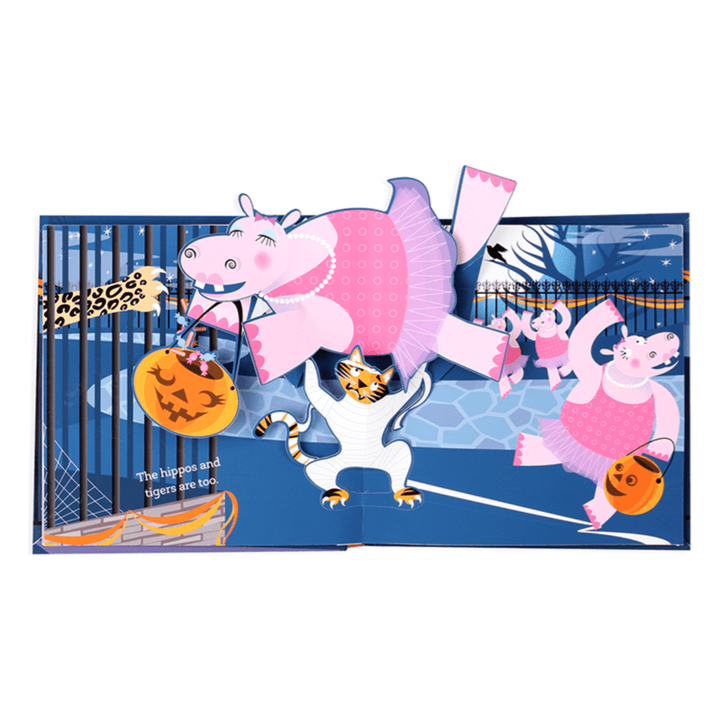 Up with Paper Pop Up Book- Halloween At The Zoo Books Jumping Jack Press   