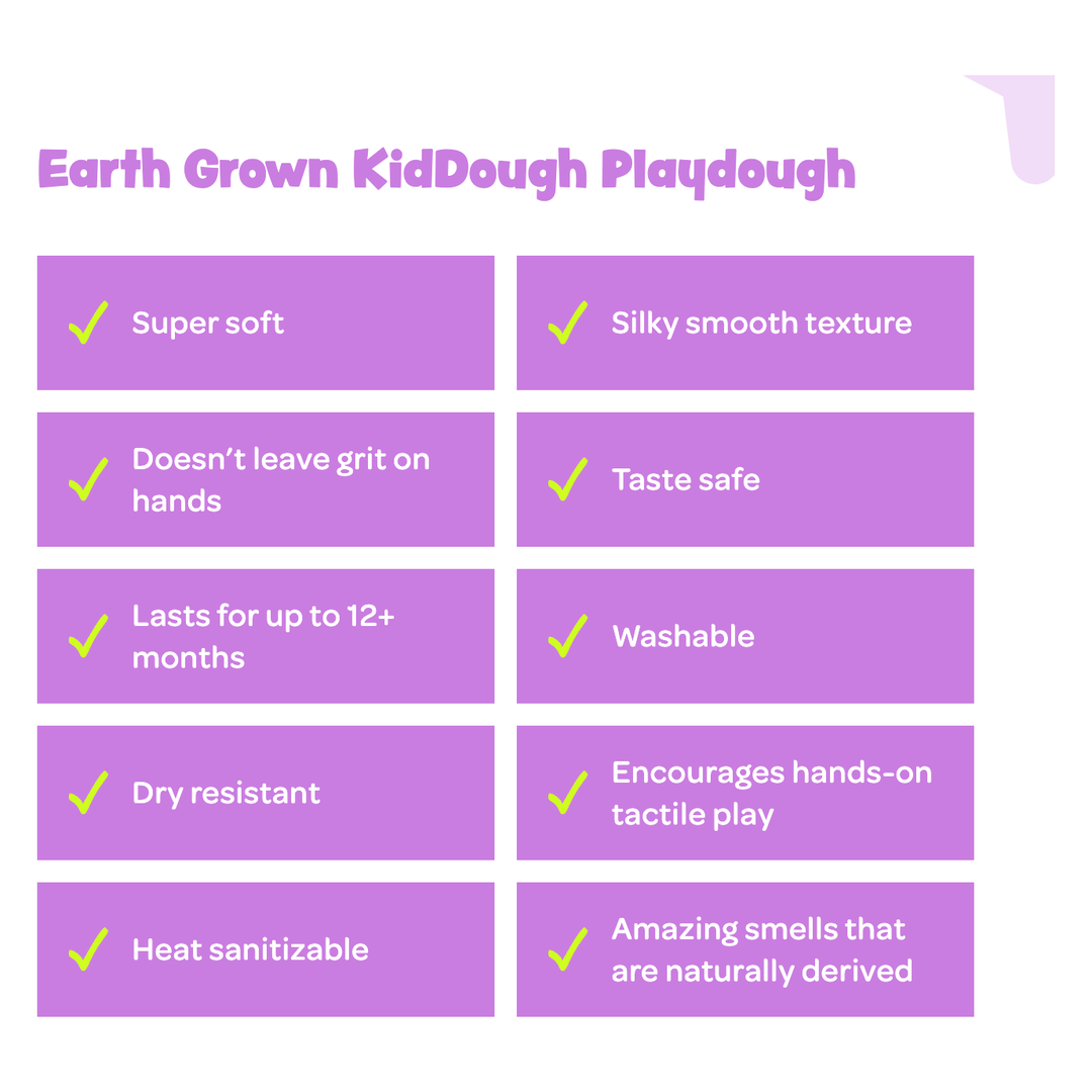 Earth Grown KidDough Play Kit- Mermaid Clay/Dough EGKD