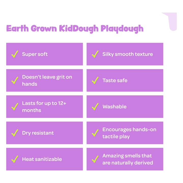 Earth Grown KidDough Play Kit- Mermaid Clay/Dough EGKD