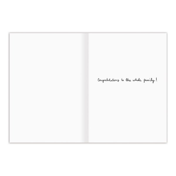 Biely &amp; Shoaf Welcome To The World Baby Card Greeting Card Biely &amp; Shoaf   