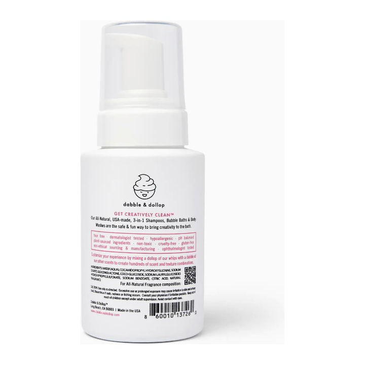 Dabble & Dollop All Natural Foaming Shampoo & Body Whip- Watermelon Natural Toiletries Dabble & Dollop   