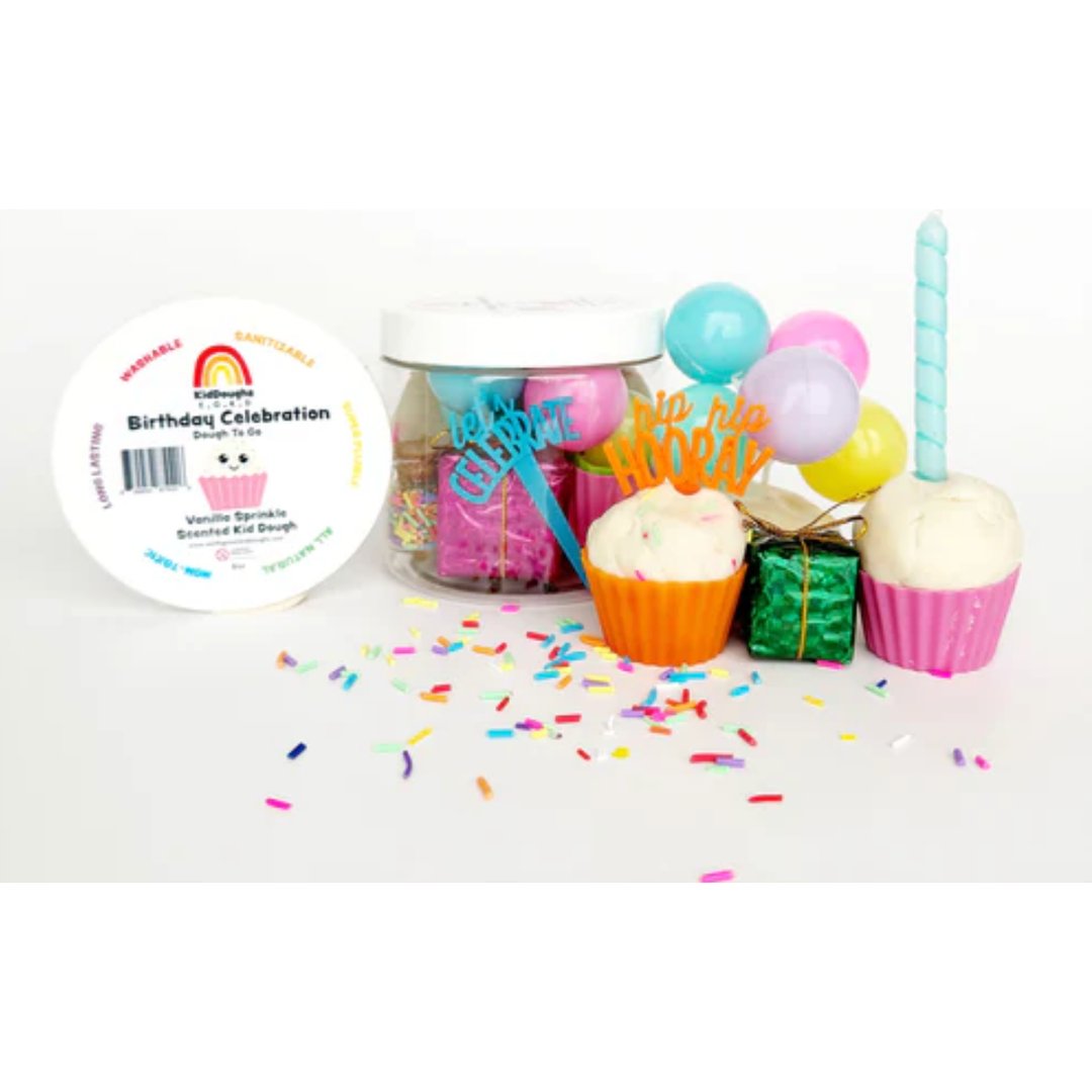 Earth Grown KidDough Dough-To-Go- Birthday Celebration Clay/Dough EGKD   