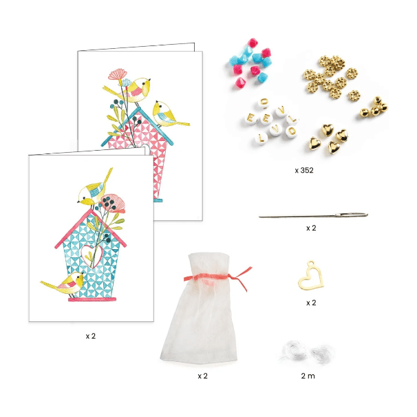Djeco Bead Kit-Tila & Flowers Jewelry Kit Djeco   