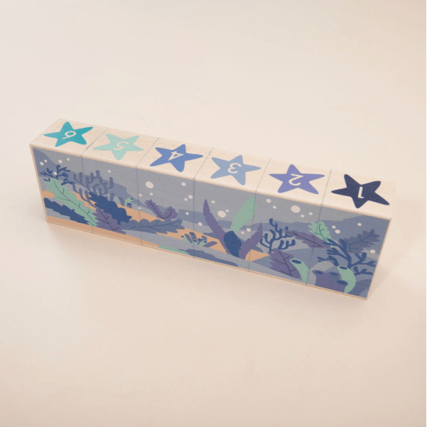 Uncle Goose Environments Blocks- Ocean Wooden Toys Uncle Goose   