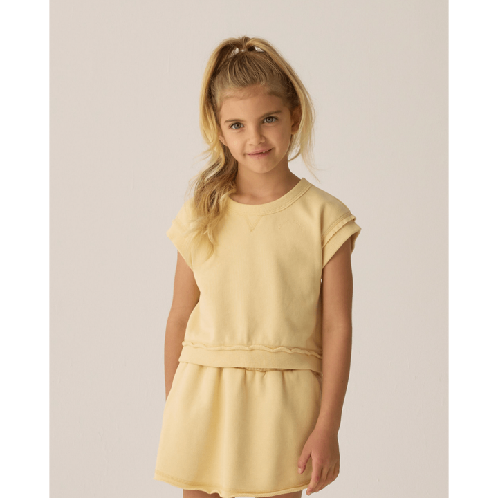 Rylee + Cru Play X Play Volley Skirt- Yellow Skirt Rylee + Cru