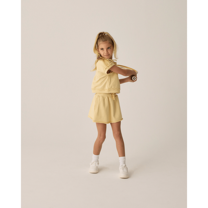 Rylee + Cru Play X Play Volley Skirt- Yellow Skirt Rylee + Cru
