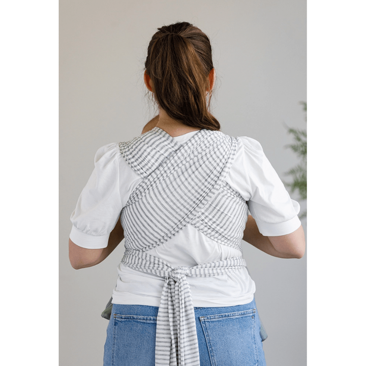 Solly Baby Wrap- Natural & Grey Stripe Baby Carriers Solly Baby