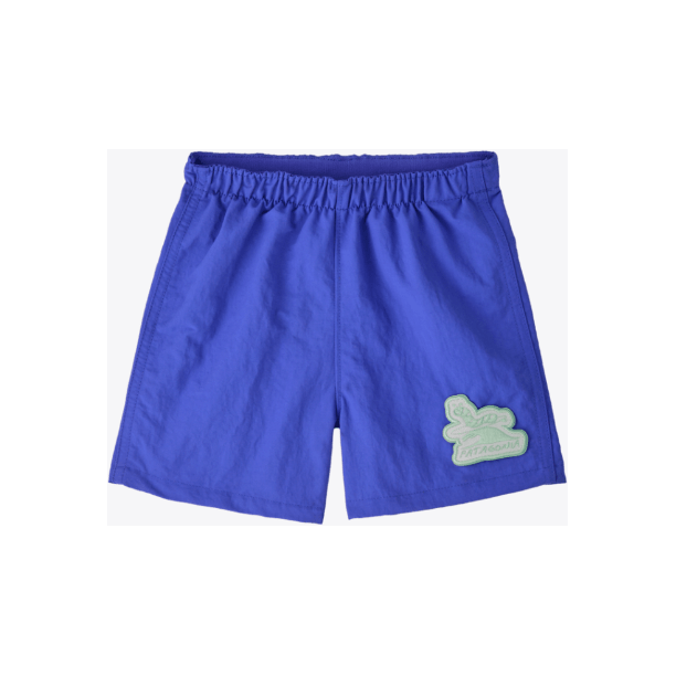 Spring 2025 Patagonia Baby Baggies Shorts Shorts Patagonia Caterpillar Chiller- Eddy Blue 0-6M