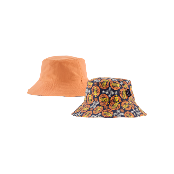 Spring 2025 Patagonia Baby Sun Bucket Hat Baby & Toddler Hats Patagonia Bee You- New Navy 3M