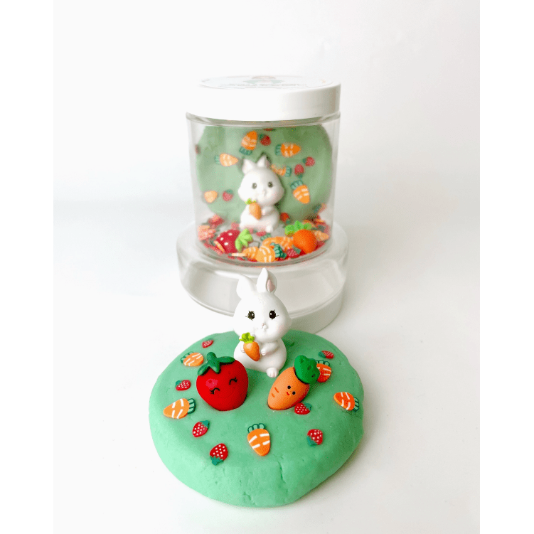 Earth Grown Kidough Bunny Patch Mini Dough To Go Clay/Dough EGKD