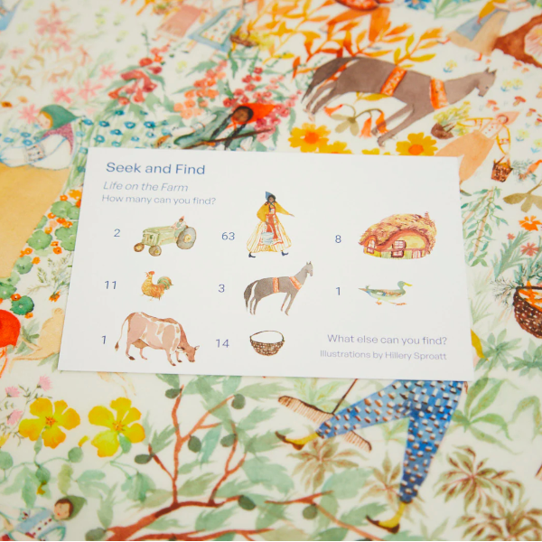 Sarah's Silks Farm Seek & Find Playsilk Toddler And Pretend Play Sarah's Silks
