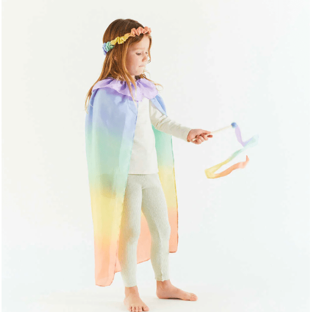 Sarah's Silks Mini Soft Rainbow Streamer Wand Sarah's Silks