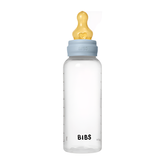 BIBS 9oz Baby Bottle Bottles & Sippies BIBS USA Baby Blue