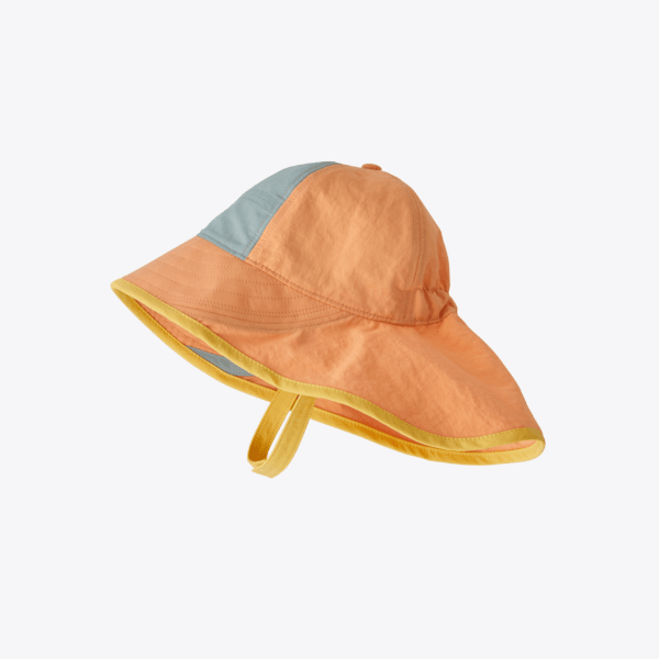 Spring 2025 Patagonia - Baby Block-the-Sun Hat Baby & Toddler Hats Patagonia Heirloom Peach 3M