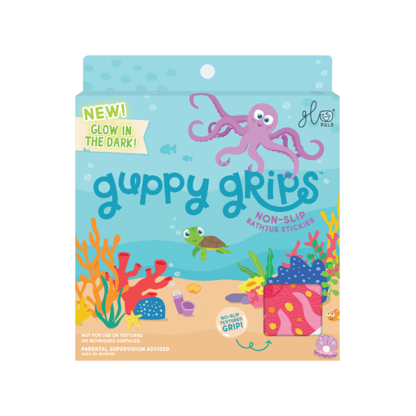 Glo Pals Guppy Bath Grips Bath Time Glo Pals