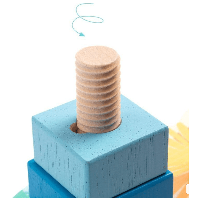 Djeco EL: Multi Stack Sorting & Stacking Toys Djeco